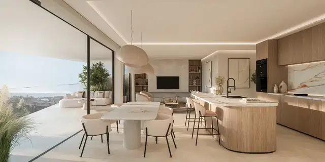 Stylish apartment with panoramic views in New Golden Mile, Estepona