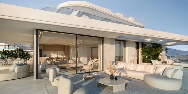 Stylish apartment with panoramic views in New Golden Mile, Estepona