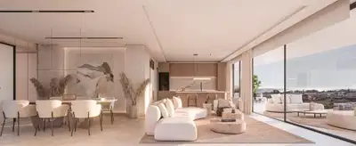Stylish apartment with panoramic views in New Golden Mile, Estepona