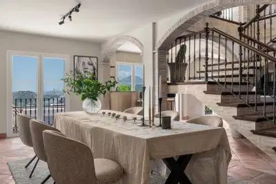 A beautifully reimagined andalusian residence with panoramic Mediterranean views, La Heredia, Benahavís