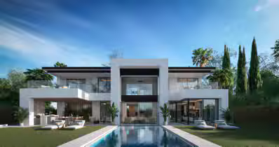 Modern villa with spacious garden in Bel Air, New Golden Mile
