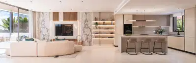 Refined ground floor apartment with private garden in Cancelada, Estepona