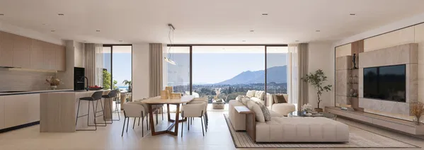 Stylish duplex penthouse with private rooftop solarium in Cancelada, Estepona