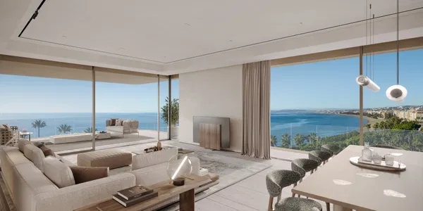 Elegant first floor beachfront residence with expansive terraces at Tyrian, Estepona