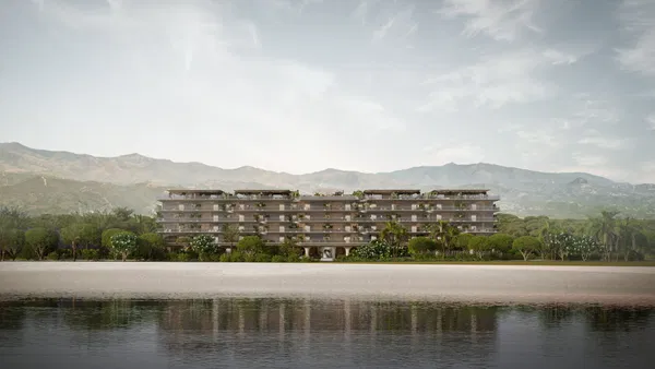 Elegant first floor beachfront residence with expansive terraces at Tyrian, Estepona