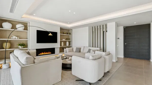 Refined contemporary living with sea views in Los Naranjos, Nueva Andalucía