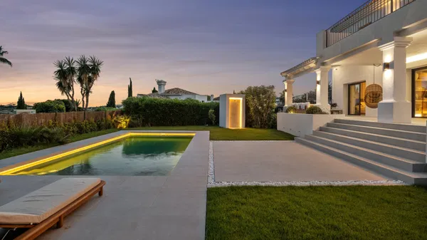 Refined contemporary living with sea views in Los Naranjos, Nueva Andalucía