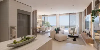 Exceptional four level penthouse with panoramic sea and mountain views in Cancelada, Estepona
