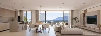Elegant development surrounded by golf and sea in Cancelada, Estepona