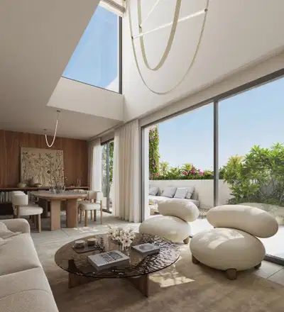 Contemporary ground floor residence with private terrace, New Golden Mile, Estepona