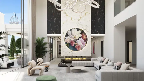 Project for front line golf villas in the surroundings of the Villa Padierna Hotel, Los Flamingos Golf, Benahavis