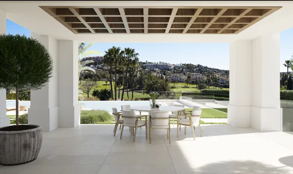 Project for front line golf villas in the surroundings of the Villa Padierna Hotel, Los Flamingos Golf, Benahavis