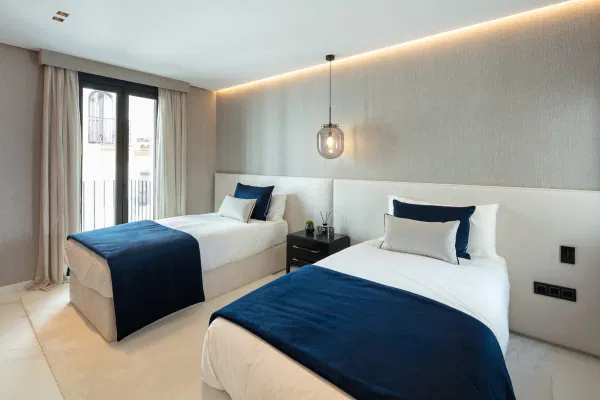 Newly renovated modern apartment on the front line of Puerto Banus, Marbella