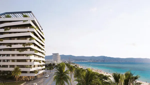 Frontline beach duplex penthouses in Málaga's Golden Mile