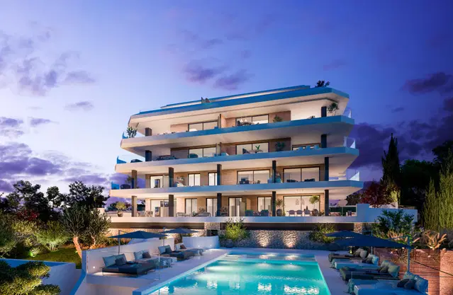 Modern complex in Reserva del Higuerón, Fuengirola