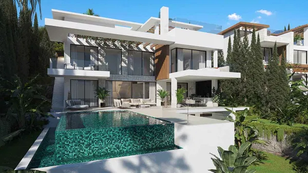 New construction villas surrounded by breathtaking scenery in Estepona
