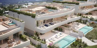 Brand new modern apartments and semi detached houses in Marbella East