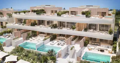 Brand new modern apartments and semi detached houses in Marbella East