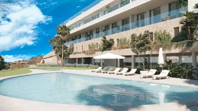 Sky-Villas in El Higuerón with private pool and sea views in Higuerón