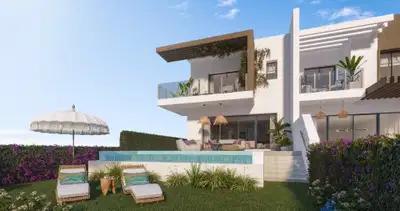 Exclusive townhouse complex next to golf course El Chaparral