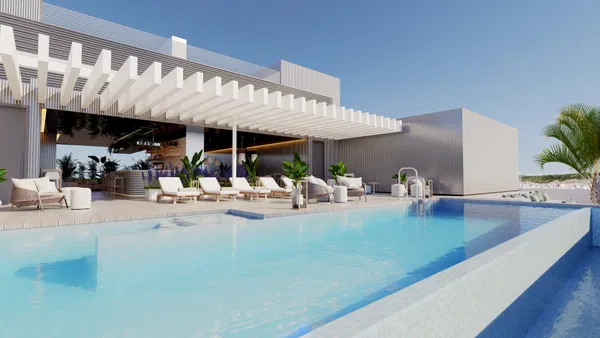 Stunning seafront penthouse on Malaga's Golden Mile, designed by Estudio Lamela