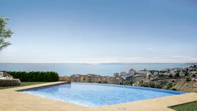 Sky Villa with spectacular panoramic sea views in El Higuerón