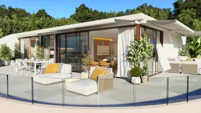 Bright penthouse with sea views in El Higuerón