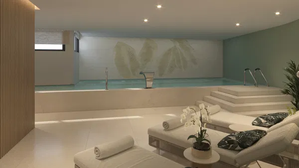 Villa with large swimming pool in spectacular gated complex