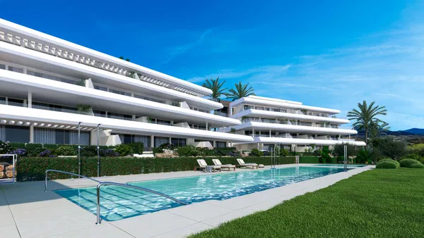 Modern new construction penthouse with stunning sea views in Estepona