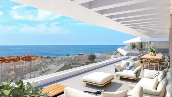Modern new construction penthouse with stunning sea views in Estepona