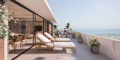 Modern penthouse with outdoor kitchen, El Higueron, Fuengirola