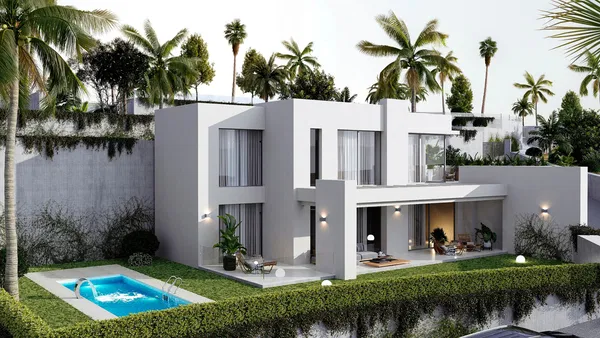 Villa with lift in a charming boutique development in Mijas Pueblo