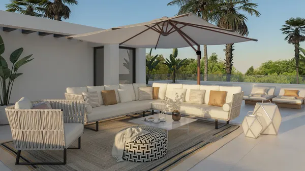 Splendid villa with rooftop solarium