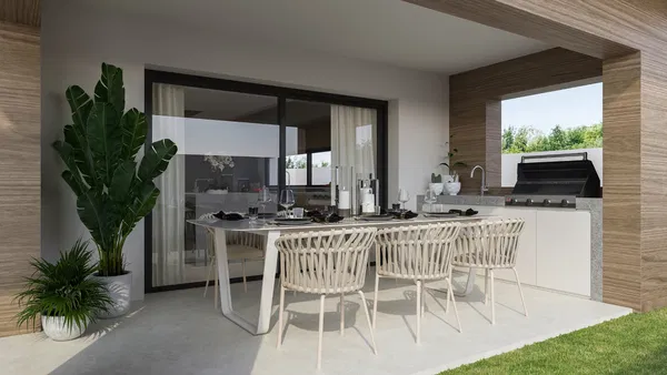 Splendid villa with rooftop solarium