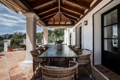Majestic villa inspired by the traditional Spanish farmhouses in El Madroñal , Benahavis