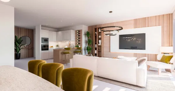Charming penthouse with panoramic mountain and sea views