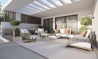 Spacious and bright duplex penthouse with Incredible views of the Mediterranean sea in the New Golden Mile, Estepona