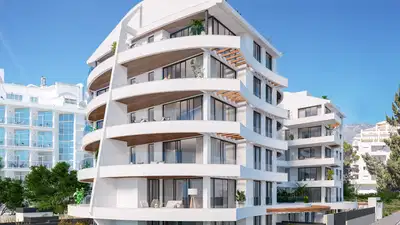 Modern penthouse with front sea views next to Puerto Marina, Benalmadena Costa