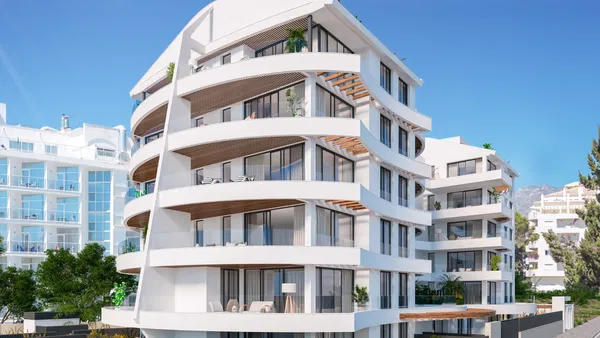Modern penthouse with front sea views next to Puerto Marina, Benalmadena Costa