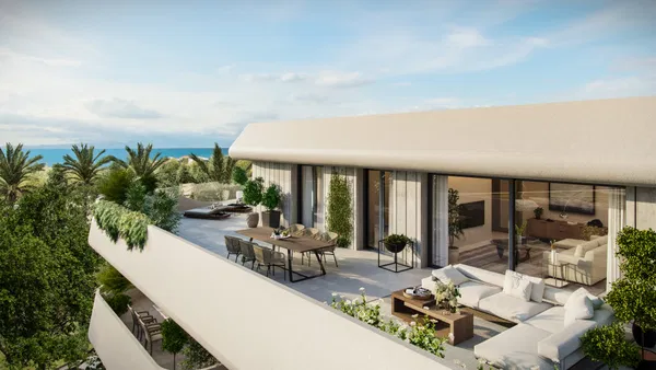 Fantastic avant-garde penthouse of new construction in San Pedro