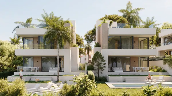 Luxurious villa off- plan on the beachfront in Las Chapas, Marbella East