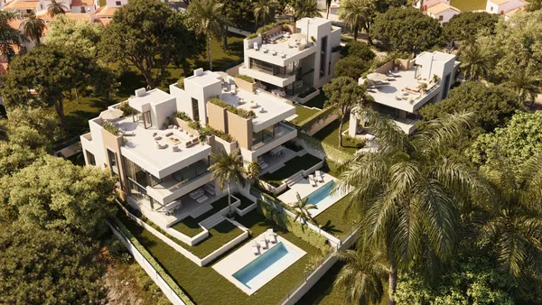 Luxurious villa off- plan on the beachfront in Las Chapas, Marbella East