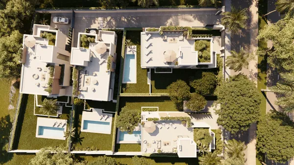 Luxurious villa off- plan on the beachfront in Las Chapas, Marbella East