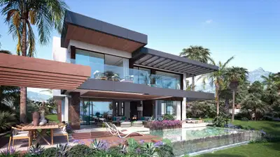 Contemporary off-plan villa in an exclusive residential development in Nueva Andalucia, Marbella