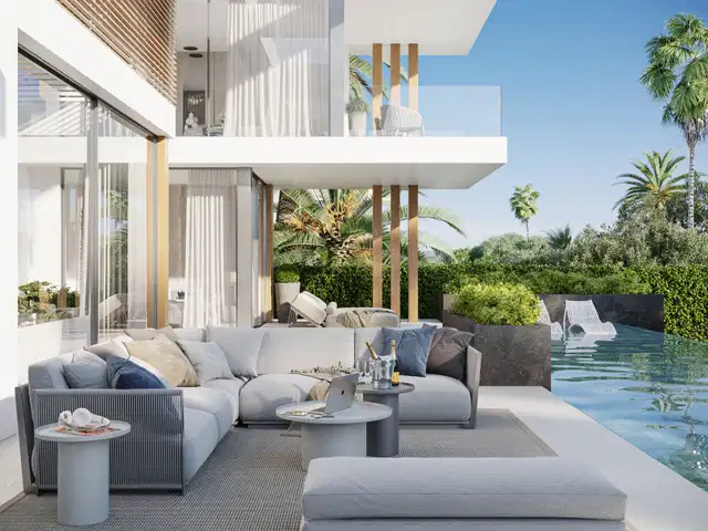 Modern off-the plan villa in an exclusive residential complex in Nueva Andalucia, Marbella