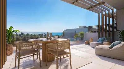 Incredible development on the frontline of the golf course in Mijas Costa