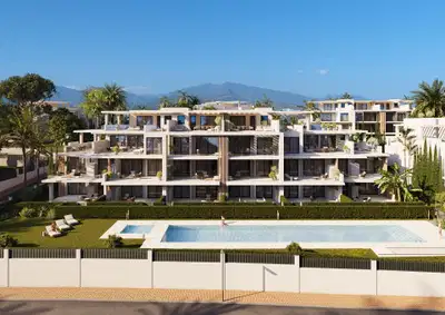 Elegant and bright penthouse located in the exclusive New Golden Mile of Estepona