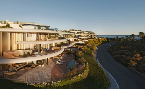 Exclusive newly built duplex penthouse with panoramic sea views and private pool in El Madroñal, Benahavis