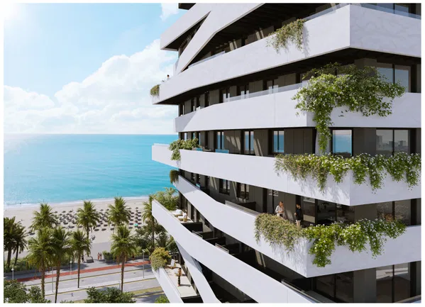 Luxury apartment in a uniquely designed tower by the sea on Málaga’s 'Golden Mile