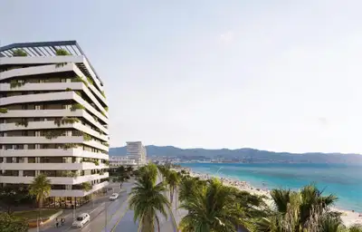 Frontline beach duplex penthouses in Málaga's Golden Mile